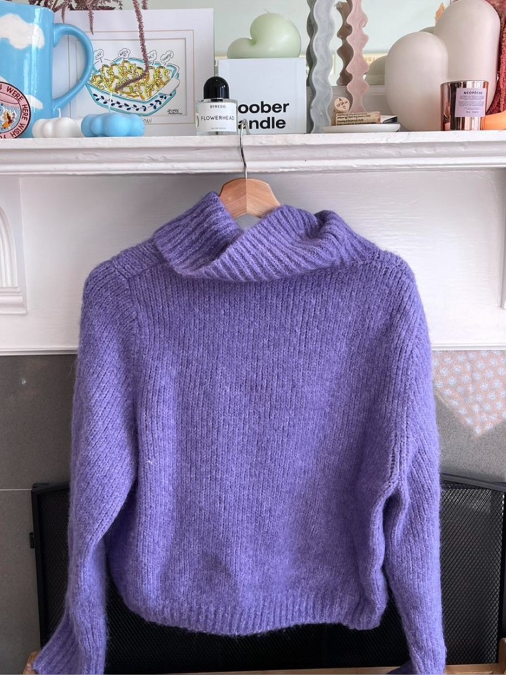 & Other Stories purple sweater
